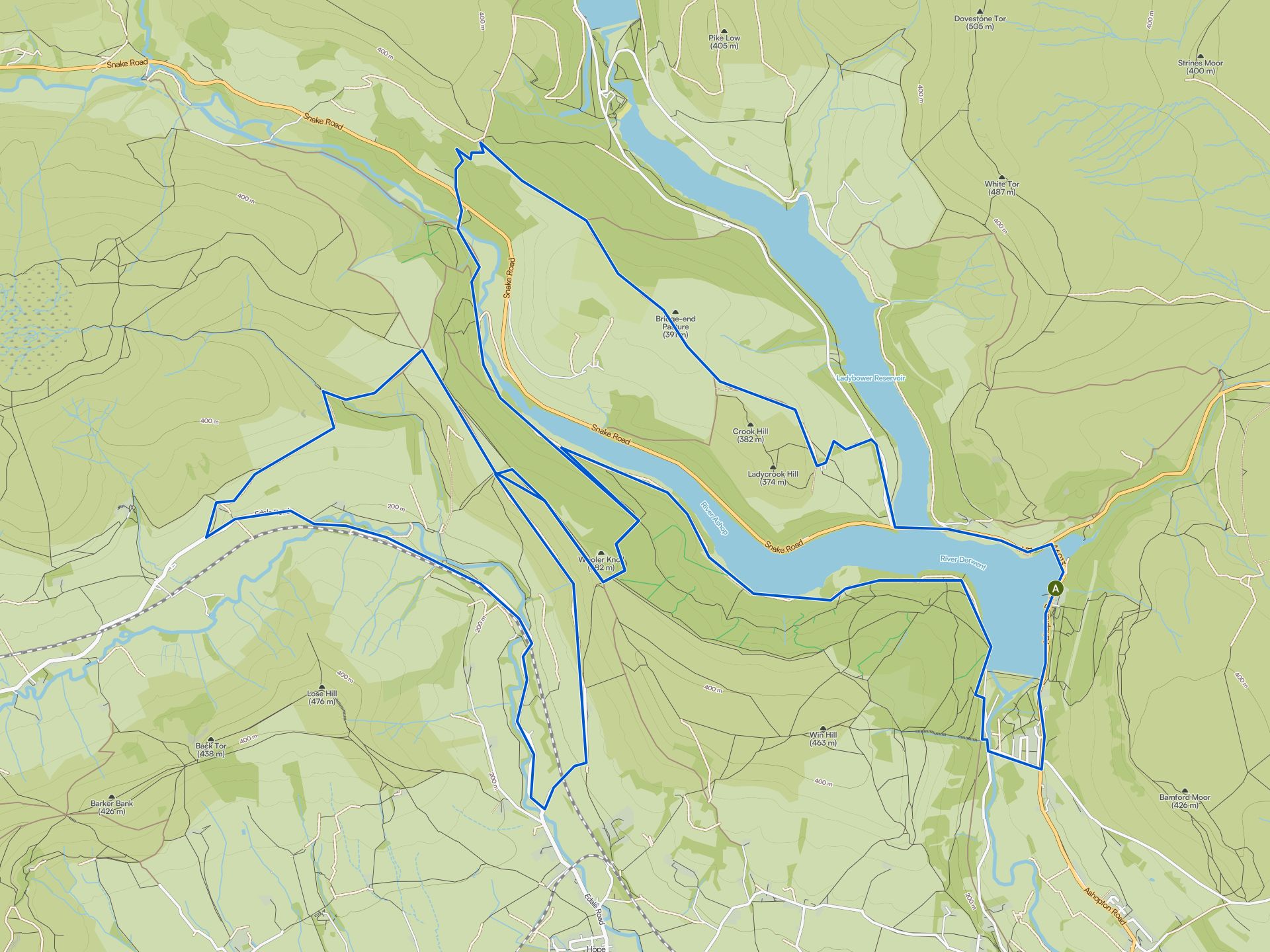 The best MTB trails around Ladybower Reservoir | Komoot